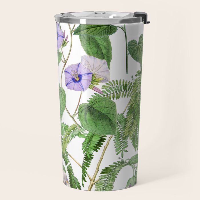 Marvelling In Mauve Botanical Illustration Travel Mug Gallery Image 2