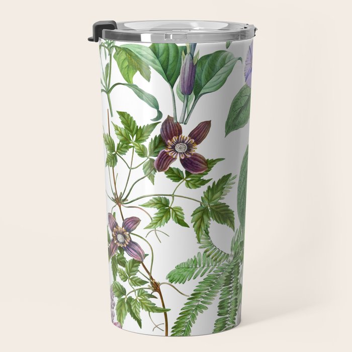 Marvelling In Mauve Botanical Illustration Travel Mug Gallery Image 3