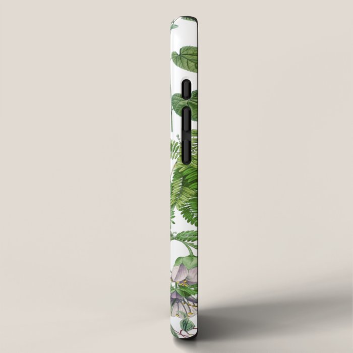 Marvelling In Mauve Botanical Illustration iPhone Case Gallery Image 2