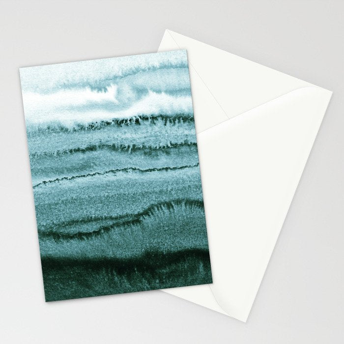 WITHIN THE TIDES SUMMER MINT by Monika Strigel Stationery Card Gallery Image 2