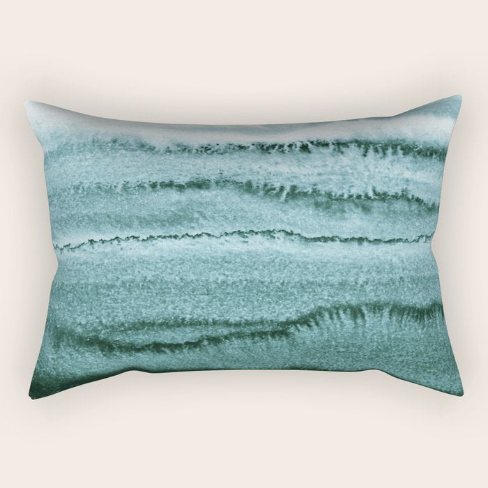 WITHIN THE TIDES SUMMER MINT by Monika Strigel Rectangular Pillow Gallery Image 1