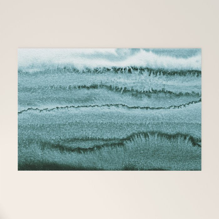 WITHIN THE TIDES SUMMER MINT by Monika Strigel Welcome Mat Gallery Image 1