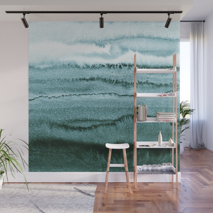 WITHIN THE TIDES SUMMER MINT by Monika Strigel Wall Mural Gallery Image 1