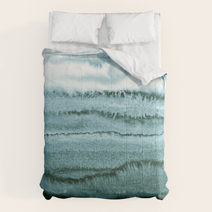 WITHIN THE TIDES SUMMER MINT by Monika Strigel Comforter Gallery Image 6