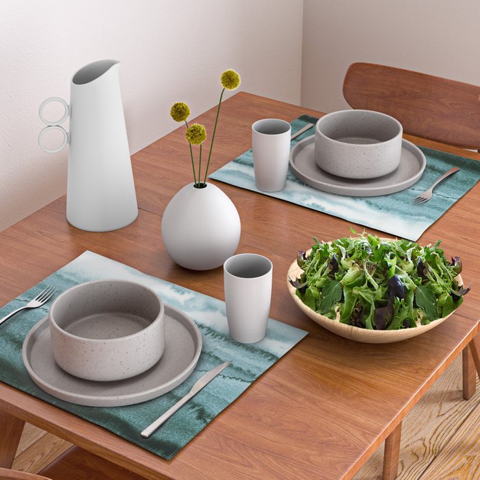 WITHIN THE TIDES SUMMER MINT by Monika Strigel Placemat Gallery Image 2