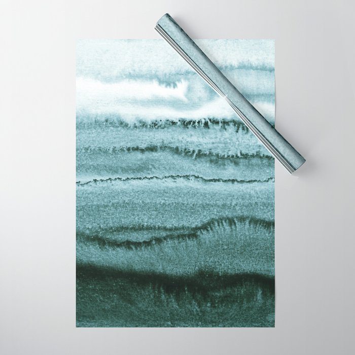 WITHIN THE TIDES SUMMER MINT by Monika Strigel Wrapping Paper Gallery Image 1