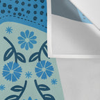 Cowgirl Boots â Mint and Blue Wall Tapestry Gallery Image 3