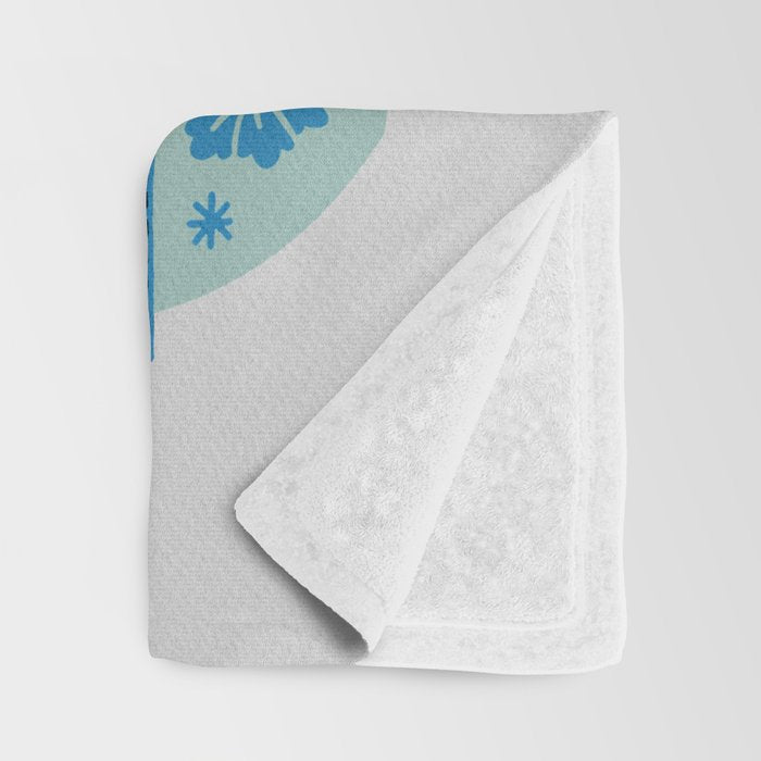 Cowgirl Boots â Mint and Blue Throw Blanket Gallery Image 3