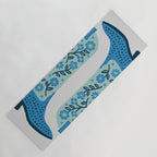 Cowgirl Boots â Mint and Blue Yoga Mat Gallery Image 1
