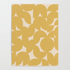 Contemporary Geometric Shapes - Orange Poster Gallery Image 4