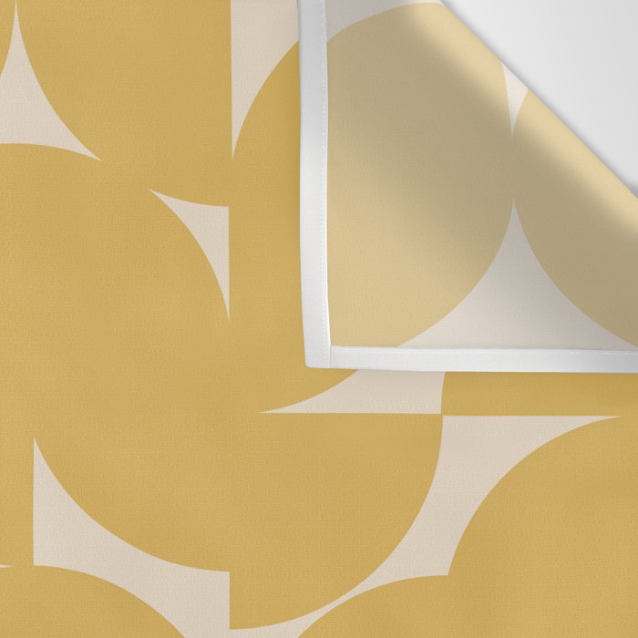 Contemporary Geometric Shapes - Orange Wall Tapestry Gallery Image 3