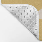 Contemporary Geometric Shapes - Orange Bath Mat Gallery Image 2