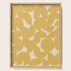 Contemporary Geometric Shapes - Orange Serving Tray Gallery Image 1