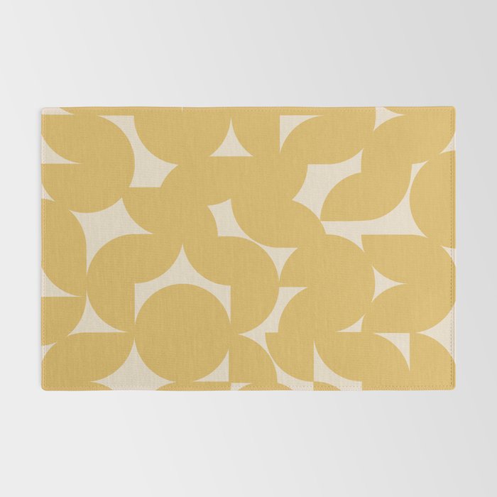 Contemporary Geometric Shapes - Orange Rug Gallery Image 2