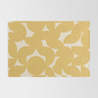 Contemporary Geometric Shapes - Orange Rug Gallery Image 2