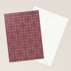 Embrace (Berry) Stationery Card Gallery Image 2