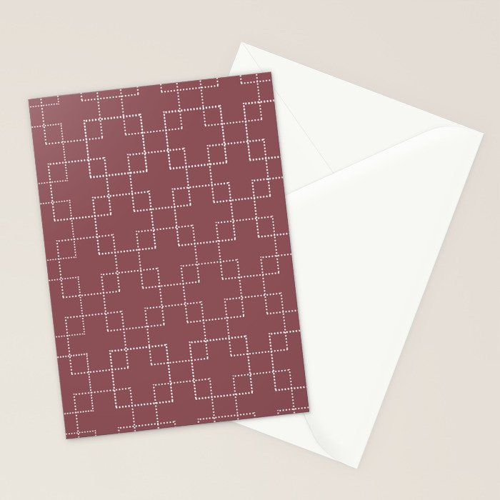 Embrace (Berry) Stationery Card Gallery Image 2