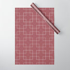Embrace (Berry) Wrapping Paper Gallery Image 1
