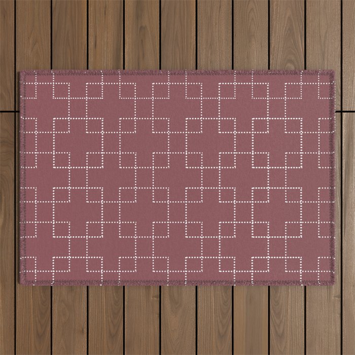 Embrace (Berry) Outdoor Rug Gallery Image 1