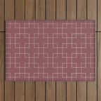 Embrace (Berry) Outdoor Rug Gallery Image 1