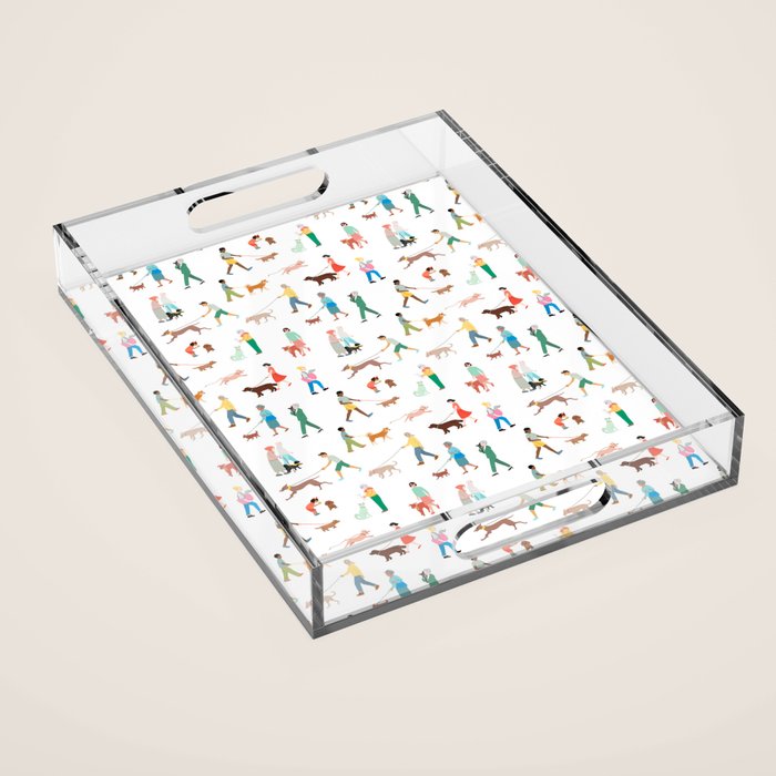 Walking Our Dogs Acrylic Tray Gallery Image 1