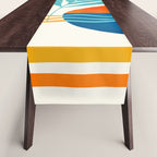 Modern Pop Abstract Landscape Table Runner Gallery Image 1