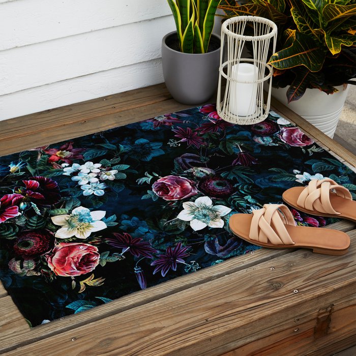 NIGHT GARDEN XI Outdoor Rug Gallery Image 2