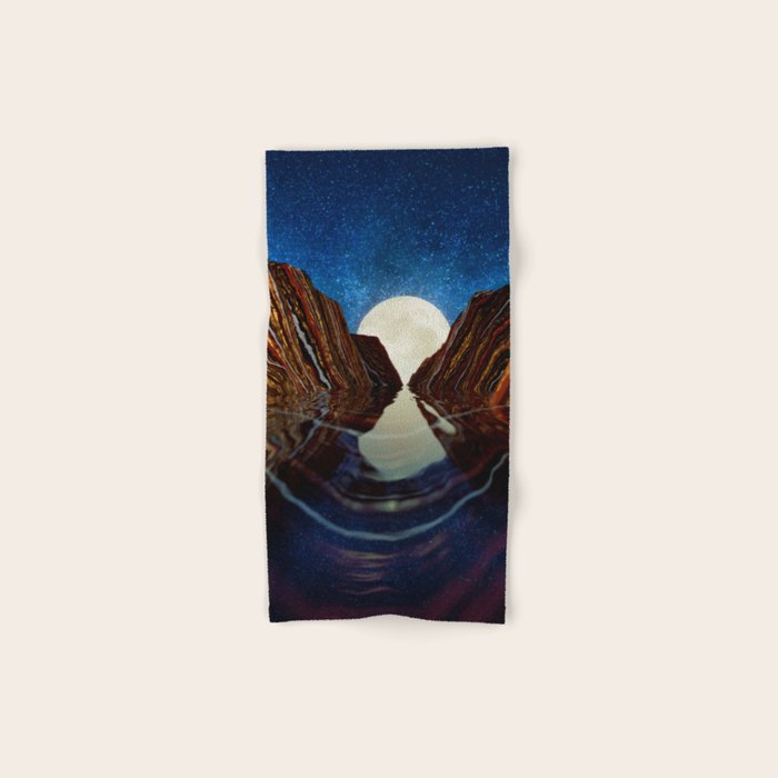 Moon Reflection Bath Towel Gallery Image 1