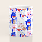Maneki Neko Lucky Cats Coffee Mug Gallery Image 4