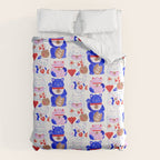 Maneki Neko Lucky Cats Comforter Gallery Image 6