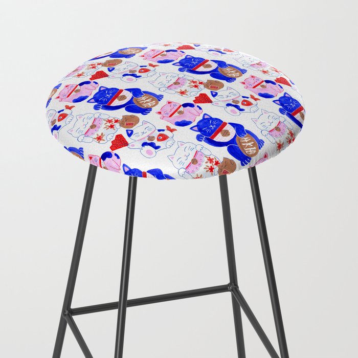 Maneki Neko Lucky Cats Stool Gallery Image 2
