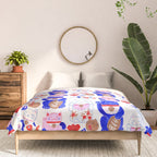 Maneki Neko Lucky Cats Comforter Gallery Image 3