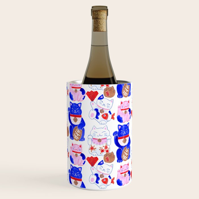 Maneki Neko Lucky Cats Wine Chiller Gallery Image 1