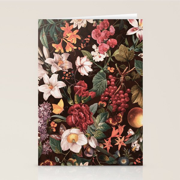 Autumn Winter Flowers VII Stationery Card Gallery Image 2