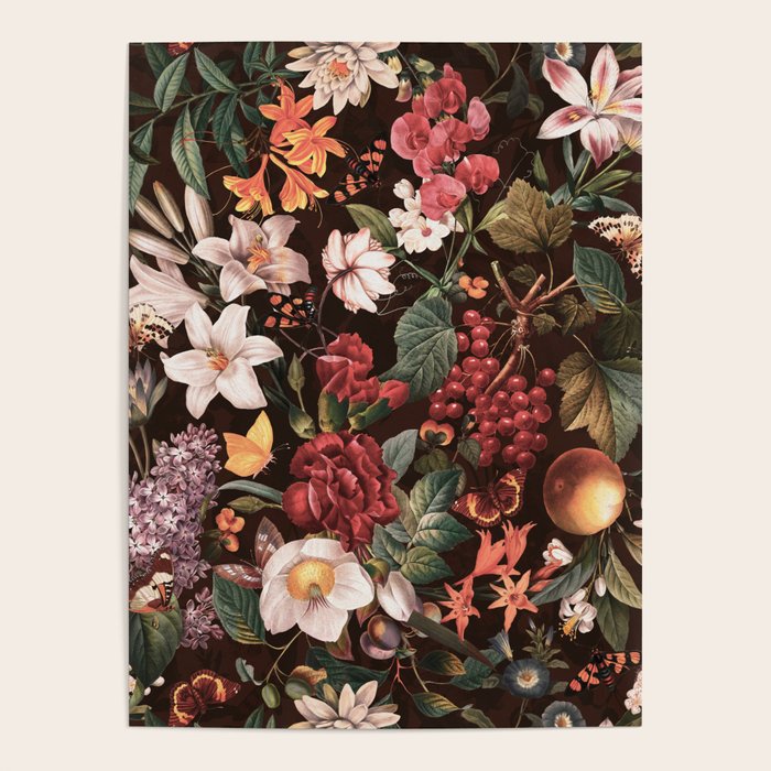 Autumn Winter Flowers VII Poster Gallery Image 1