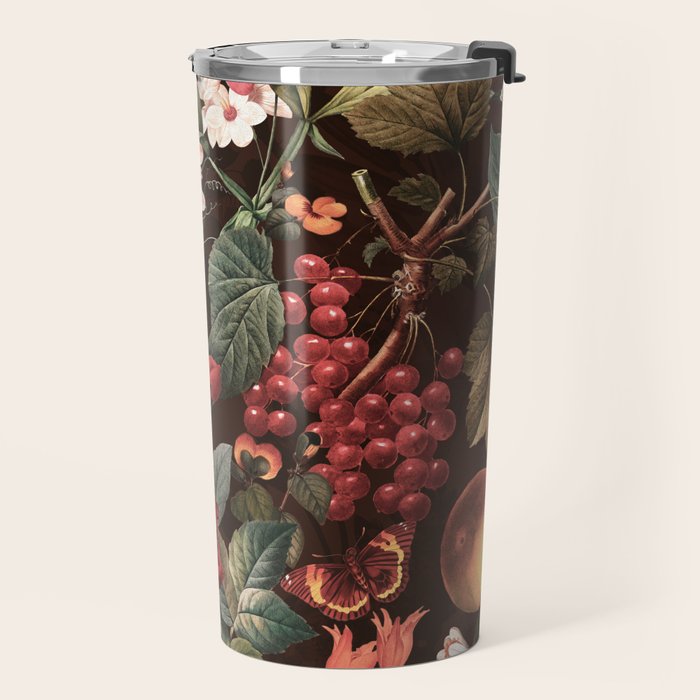 Autumn Winter Flowers VII Travel Mug Gallery Image 2