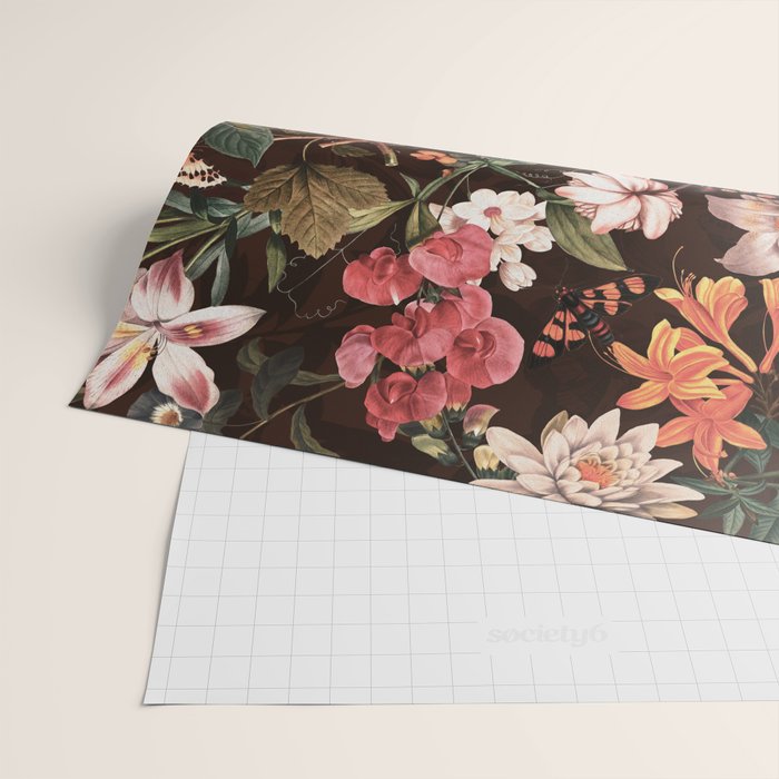 Autumn Winter Flowers VII Wrapping Paper Gallery Image 2