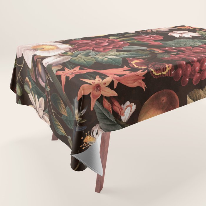 Autumn Winter Flowers VII Tablecloth Gallery Image 1