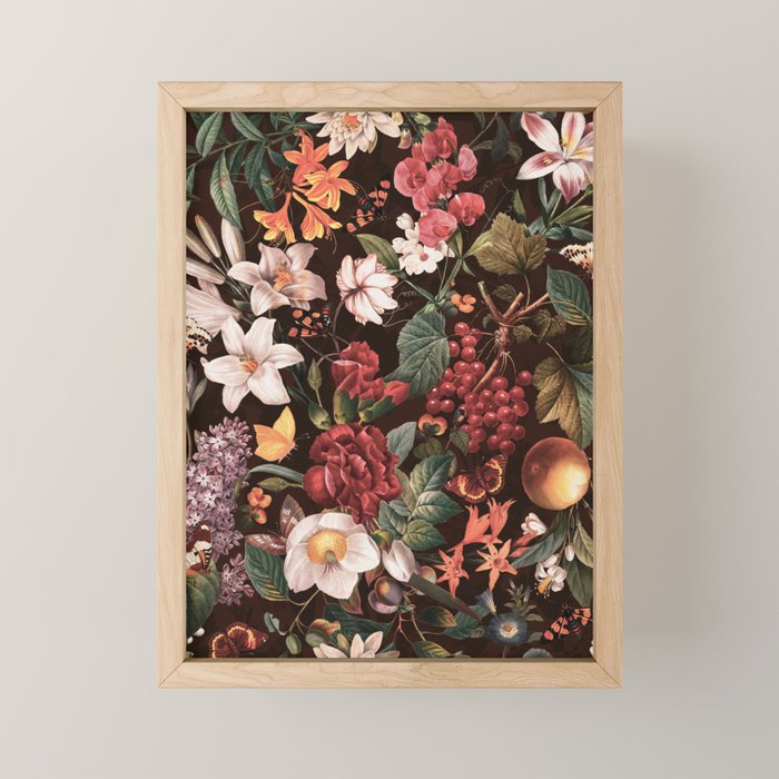 Autumn Winter Flowers VII Mini Art Print Gallery Image 1