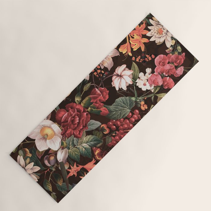 Autumn Winter Flowers VII Yoga Mat Gallery Image 1