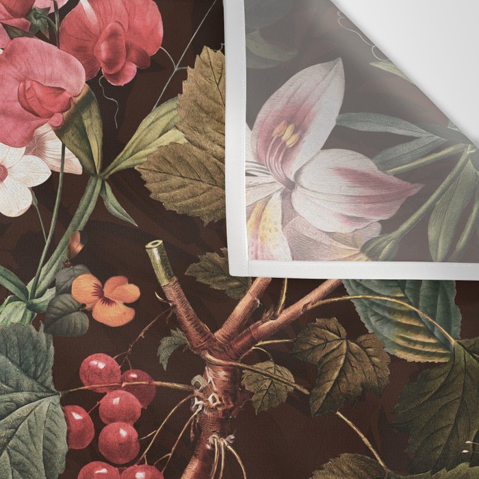 Autumn Winter Flowers VII Wall Tapestry Gallery Image 3