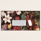 Autumn Winter Flowers VII Desk Mat Gallery Image 1