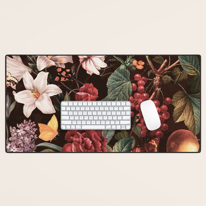 Autumn Winter Flowers VII Desk Mat Gallery Image 1