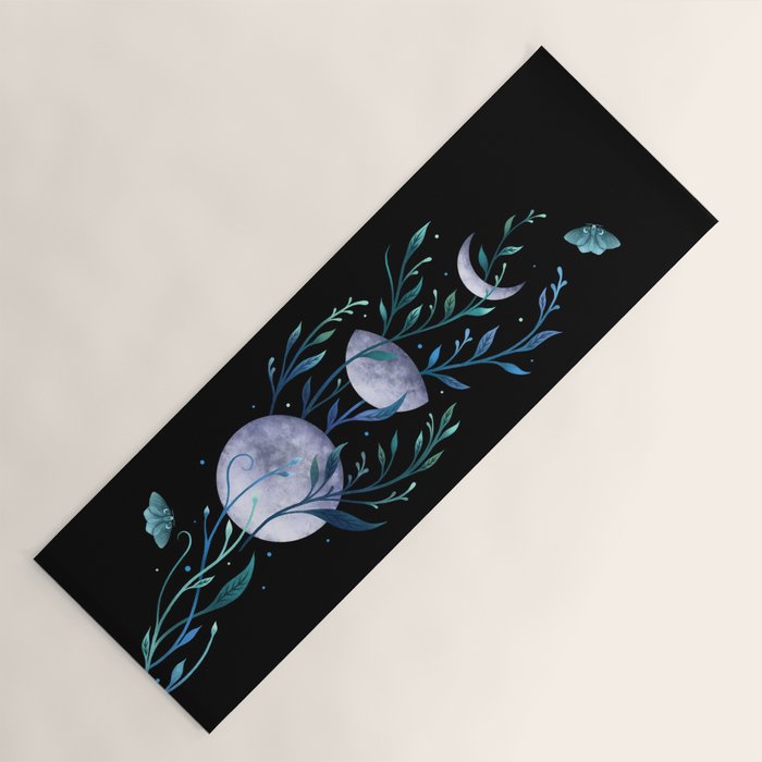 Phase & Grow - Teal Yoga Mat Gallery Image 1
