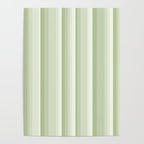 Classic Stripes XXI - Pastel Natural Green Poster Gallery Image 4