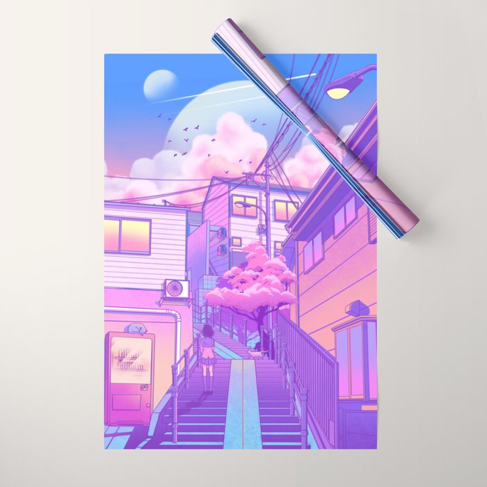 City Pop Tokyo Wrapping Paper Gallery Image 1