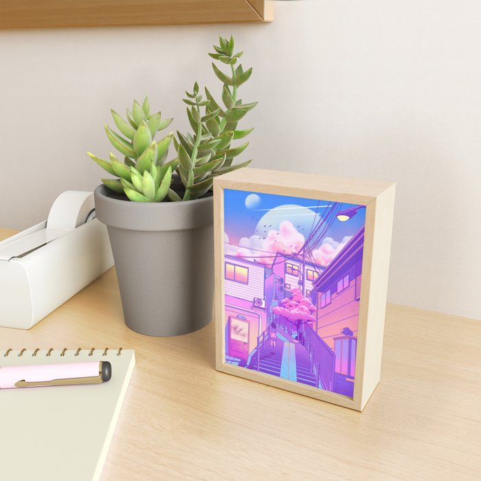 City Pop Tokyo Mini Art Print Gallery Image 2