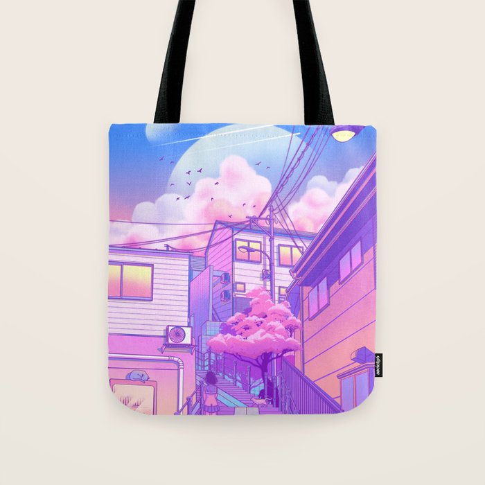 City Pop Tokyo Tote Bag Gallery Image 1