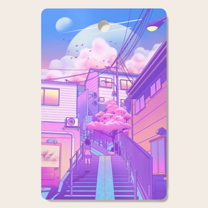 City Pop Tokyo Cutting Board Gallery Image 1