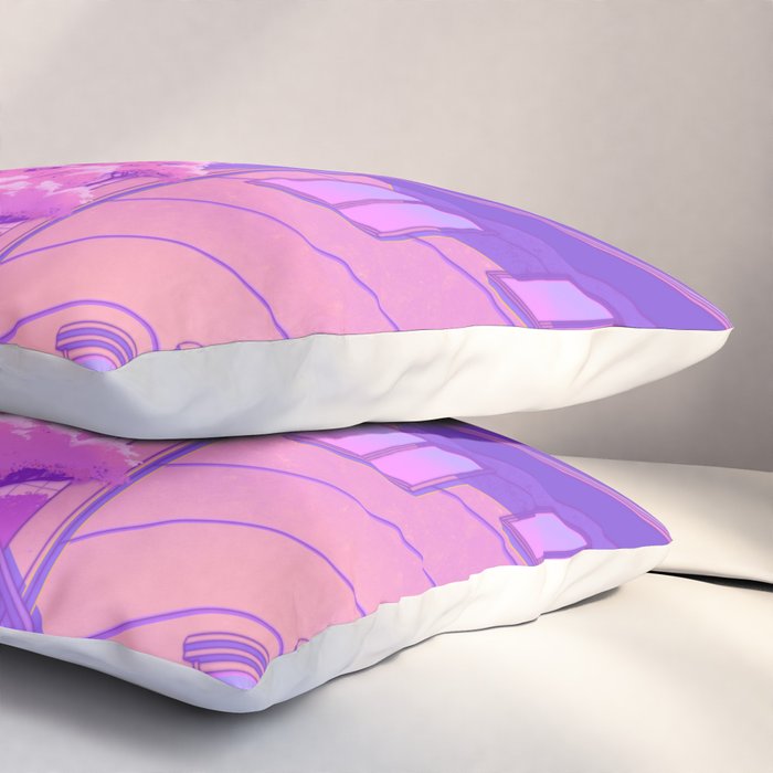 City Pop Tokyo Pillow Sham Gallery Image 3